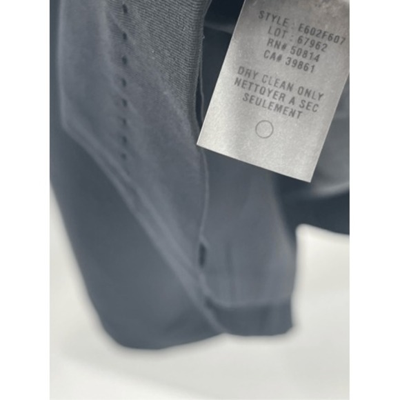 Elie Tahari Shift Dress Women Medium Knee Length Black Short Sleeve V Neck Wool - Picture 9 of 11